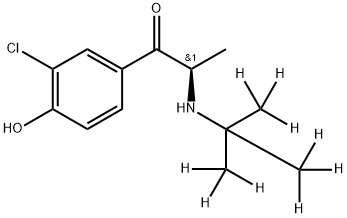 4-Hydroxybupropion 구조식 이미지