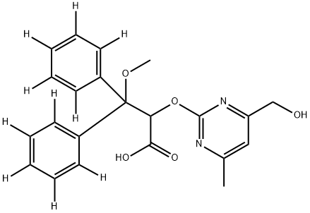 4-Hydroxymethylambrisentan-[d10] Structure