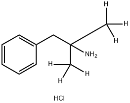 D6-PHENTERMINE HCL Structure