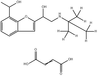 1'-Hydroxybufuralol-[d9] Maleate Structure