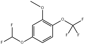 4-(difluoromethoxy)-2-methoxy-1-(trifluoromethoxy)benzene Structure