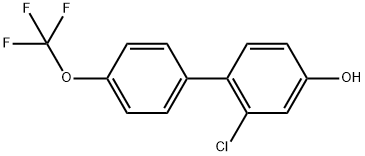 2-Chloro-4-hydroxy-4'-(trifluoromethoxy)biphenyl Structure