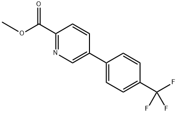 methyl 5-(4-(trifluoromethyl)phenyl)picolinate Structure