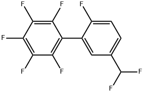 5'-Difluoromethyl-2,3,4,5,6,2'-hexafluorobiphenyl 구조식 이미지