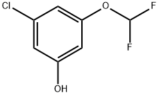 3-chloro-5-(difluoromethoxy)phenol Structure