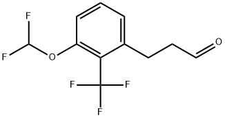 3-(3'-(Difluoromethoxy)-2'-(trifluoromethyl)phenyl)propionaldehyde Structure