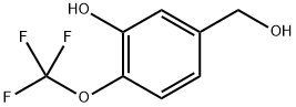 5-(Hydroxymethyl)-2-(trifluoromethoxy)phenol Structure