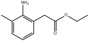 Ethyl 2-(2-amino-3-methylphenyl)acetate Structure