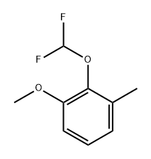 2-(DIFLUOROMETHOXY) -1-METHOXY-3-METHYLBENZENE Structure