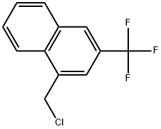 4-(Chloromethyl)-2-(trifluoromethyl)naphthalene Structure