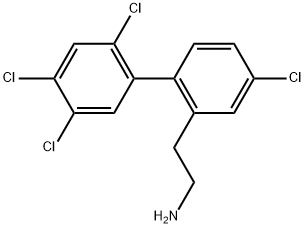 4,2',4',5'-Tetrachlorobiphenyl-2-ethylamine Structure