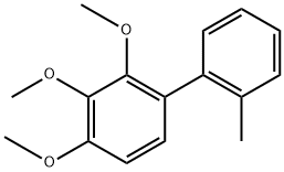 2,3,4-Trimethoxy-2'-methyl-1,1'-biphenyl Structure