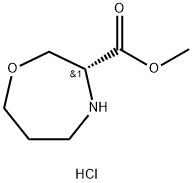 (R)-METHYL 1, 4-OXAZEPANE- 3-CARBOXYLATE HYDROCHLORIDE 구조식 이미지