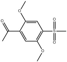 1-[2,5-Dimethoxy-4-(methylsulfonyl)phenyl]ethanone Structure