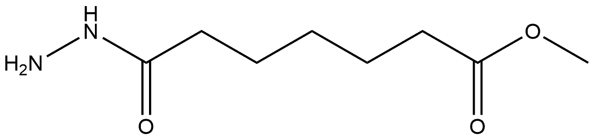 Heptanedioic acid, 1-methyl ester, 7-hydrazide Structure