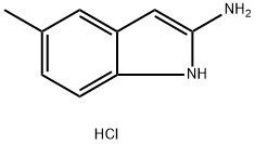 1H-Indol-2-amine, 5-methyl-, hydrochloride (1:1) Structure