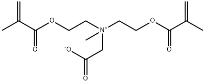 2-(bis(2-(methacryloyloxy)ethyl)(methyl)ammonio)acetate Structure