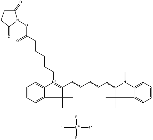 Cyanine 5 NHS Ester Structure