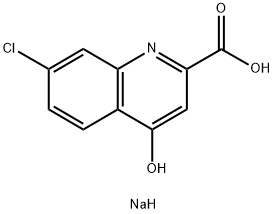 7-Chlorokynurenic acid sodium salt Structure