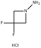 3,3-Difluoroazetidin-1-amine hydrochloride Structure