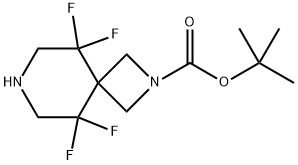 tert-Butyl 5,5,9,9-tetrafluoro-2,7-diazaspiro[3.5]nonane-2-carboxylate Structure