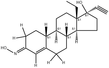 17-Desacetyl Norgestimate-d6 (Mixture of Isomers) Structure