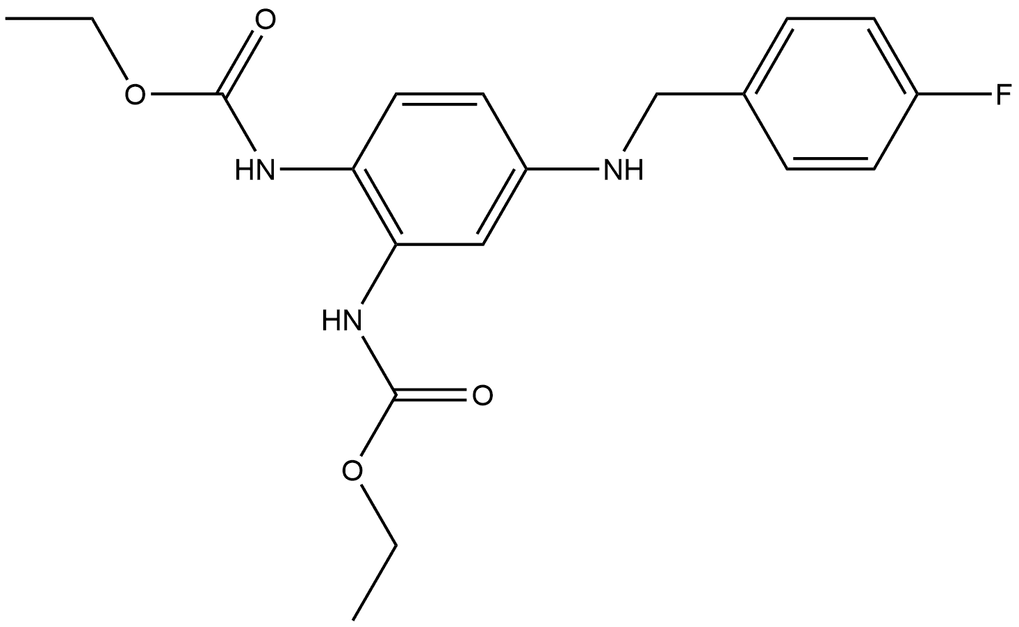 Retigabine Impurity 3 구조식 이미지