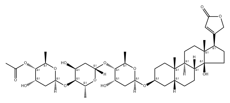 beta-acetyldigitoxin Structure