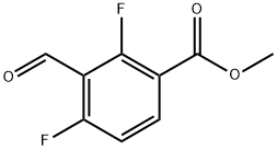 Methyl 2,4-difluoro-3-formylbenzoate Structure