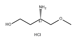 (S)-3-Amino-4-methoxybutan-1-ol hydrochloride Structure