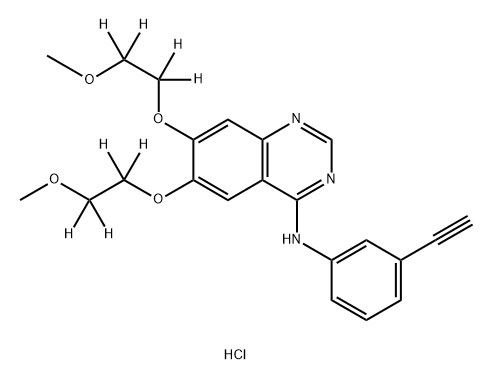 [2H8]-Erlotinib hydrochloride Structure