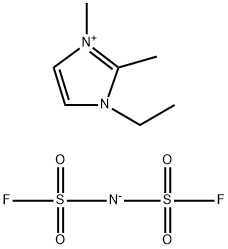 1-ethyl-2,3-dimethylimidazolium bis(fluorosulfonyl)imide Structure