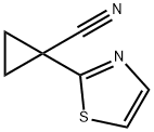 1-Thiazol-2-yl-cyclopropanecarbonitrile Structure