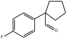 1-(4-fluorophenyl)cyclopentanecarbaldehyde Structure