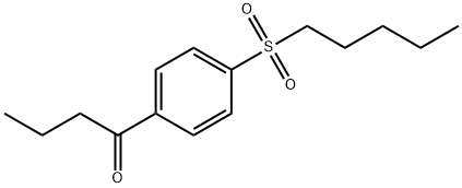 1-[4-(Pentylsulfonyl)phenyl]-1-butanone Structure