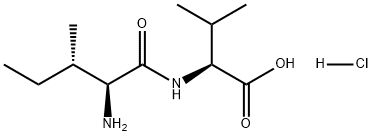 L-Valine, N-L-isoleucyl-, monohydrochloride Structure