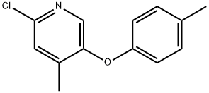 2-Chloro-4-methyl-5-(4-methylphenoxy)pyridine Structure