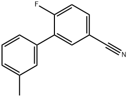 6-fluoro-3'-methyl-[1,1'-biphenyl]-3-carbonitrile Structure