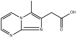 2-?(3-?methylimidazo[1,?2-?a]?pyrimidin-?2-?yl)?acetic acid Structure