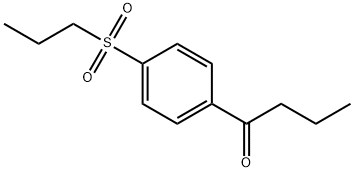 1-[4-(Propylsulfonyl)phenyl]-1-butanone Structure