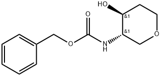 L-threo-Pentitol, 1,5-anhydro-2,4-dideoxy-2-[[(phenylmethoxy)carbonyl]amino]- Structure