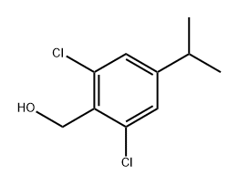 2,6-Dichloro-4-(1-methylethyl)benzenemethanol Structure