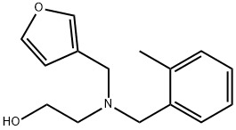 2-[(3-Furanylmethyl)[(2-methylphenyl)methyl]amino]ethanol Structure