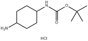 tert-Butyl (4-aminocyclohexyl)carbamate hydrochloride Structure