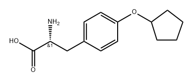 O-Cyclopentyl-D-tyrosine Structure