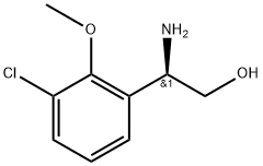 (2R)-2-amino-2-(3-chloro-2-methoxyphenyl)ethanol Structure