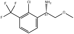 (S)-1-[2-chloro-3-(trifluoromethyl)phenyl]-2-methoxyethanamine Structure