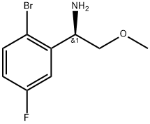 (1R)-1-(2-bromo-5-fluorophenyl)-2-methoxyethanamine Structure