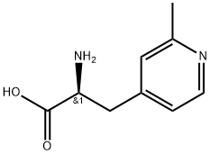 4-Pyridinepropanoic acid, α-amino-2-methyl-, (αS)- Structure