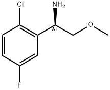 (1R)-1-(2-chloro-5-fluorophenyl)-2-methoxyethanamine Structure